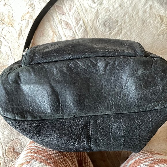 Treesje Black Crossbody Black Leather Bag - Picture 6 of 16